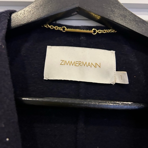 ZIMMERMANN belted wool coat - Picture 5 of 9